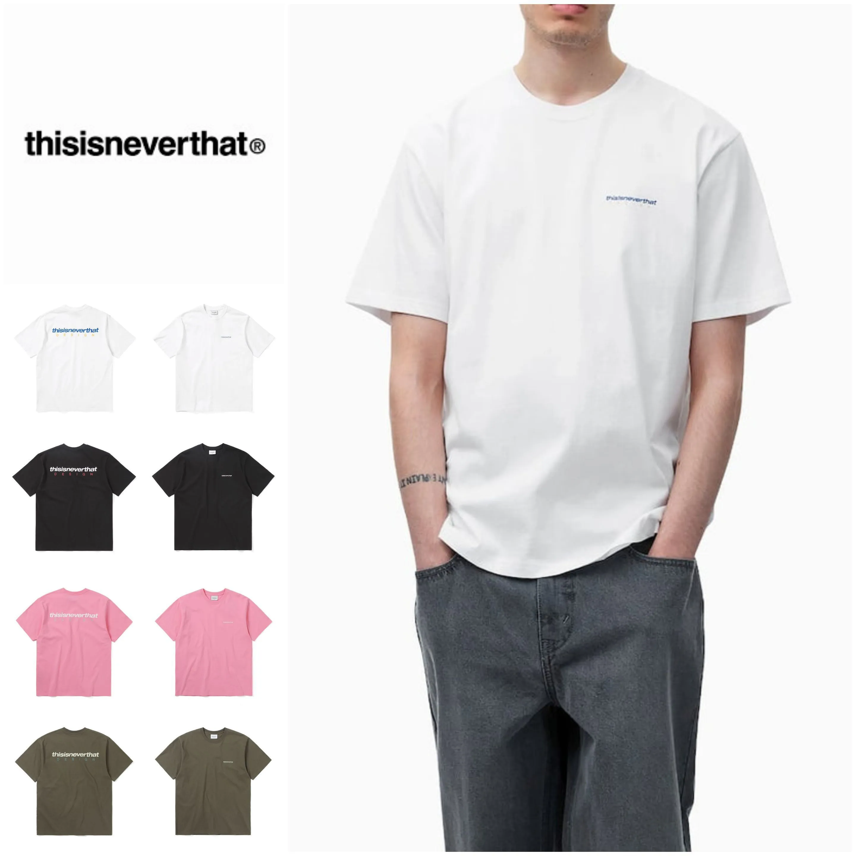 thisisneverthat  |Unisex Street Style Cotton Short Sleeves Logo T-Shirts