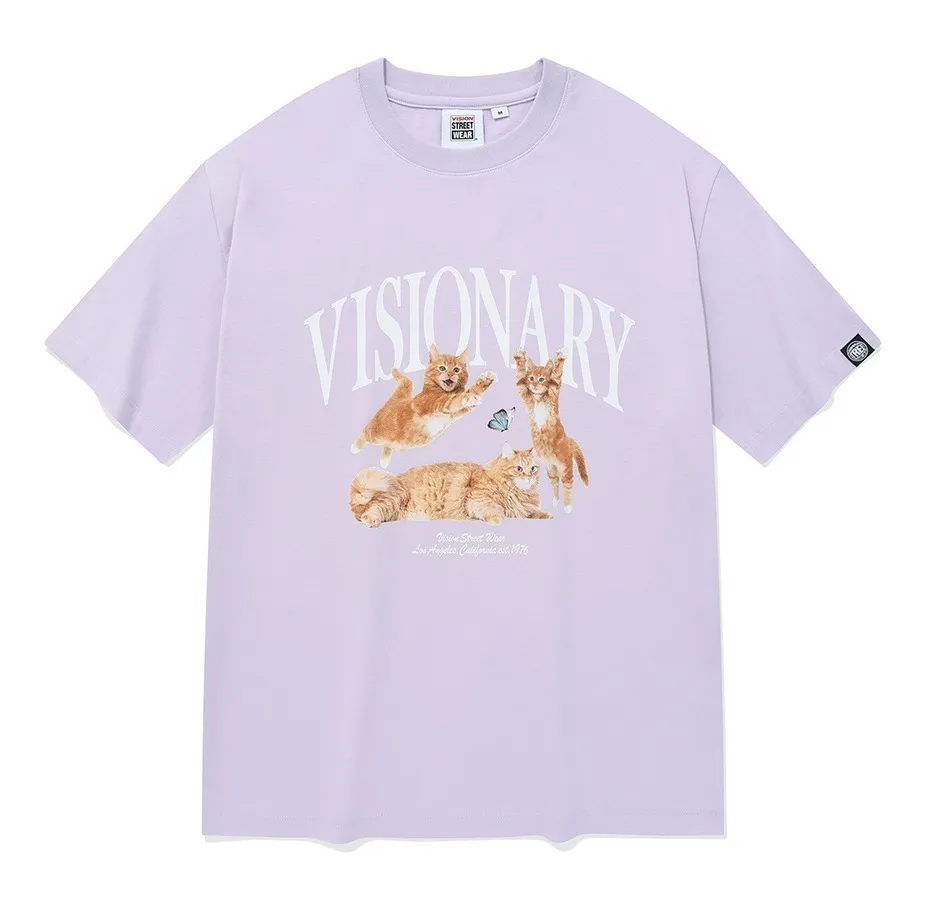 Vision Street Wear  |Unisex Street Style Short Sleeves Logo T-Shirts