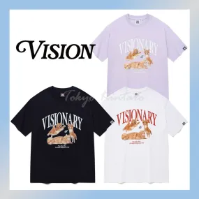 Vision Street Wear  |Unisex Street Style Short Sleeves Logo T-Shirts