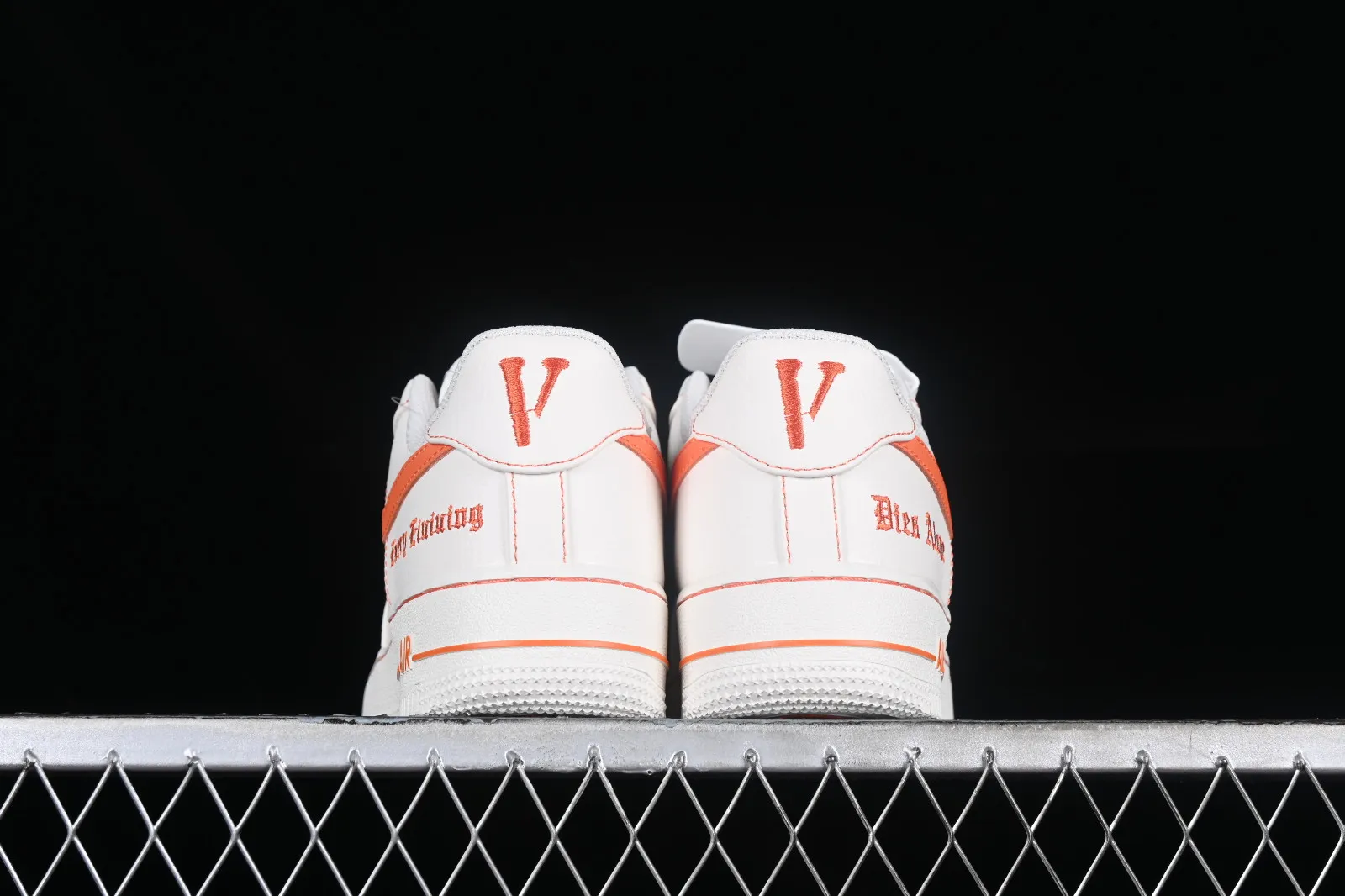 Vlone x Nike Air Force 1 07 Low White Orange AA5360-007