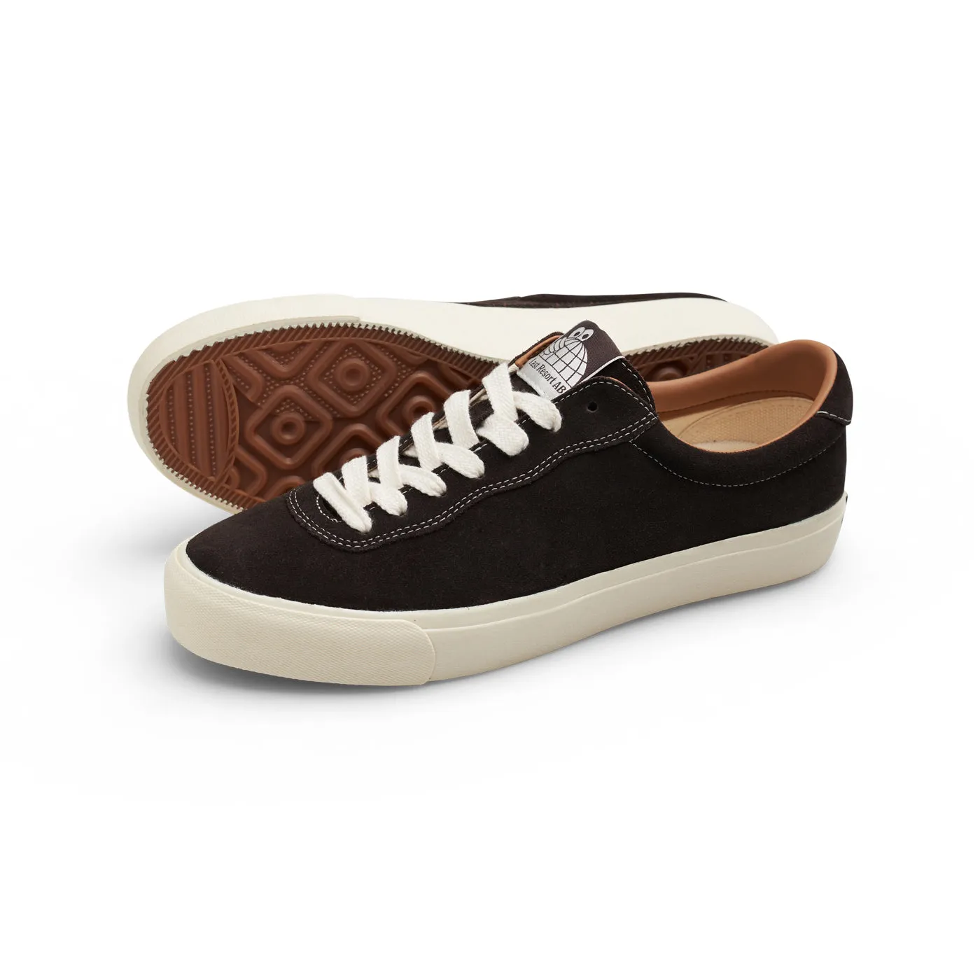 VM001-Lo Suede (Coffee Bean/White)