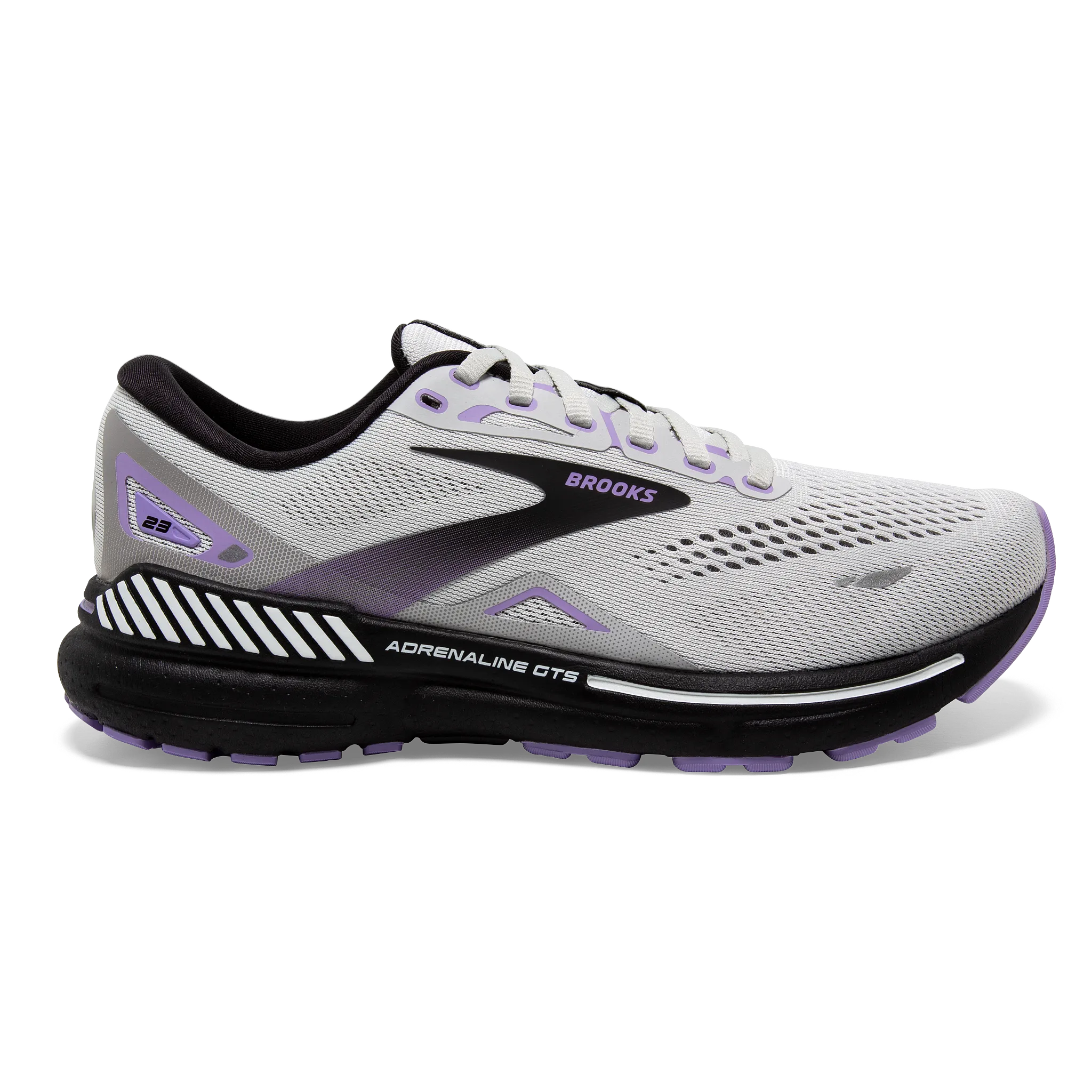 W Brooks Adrenaline GTS 23 Grey/Black/Purple