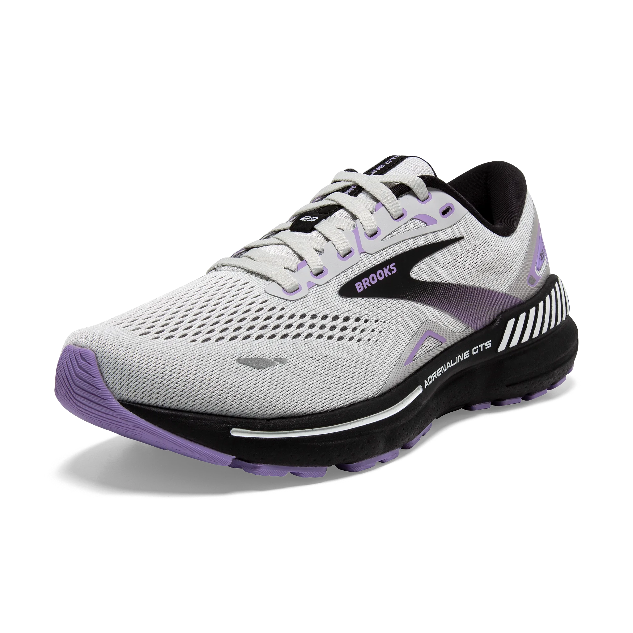 W Brooks Adrenaline GTS 23 Grey/Black/Purple