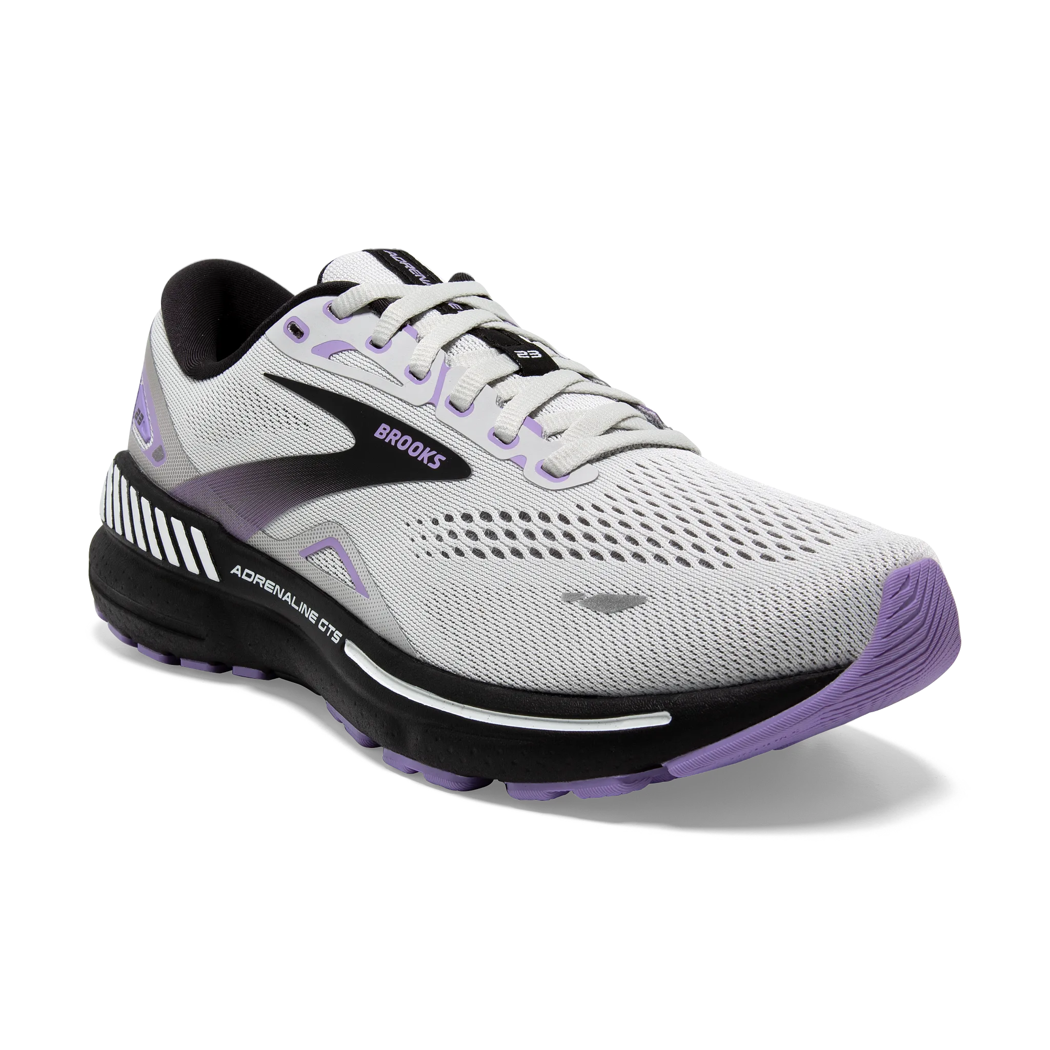 W Brooks Adrenaline GTS 23 Grey/Black/Purple