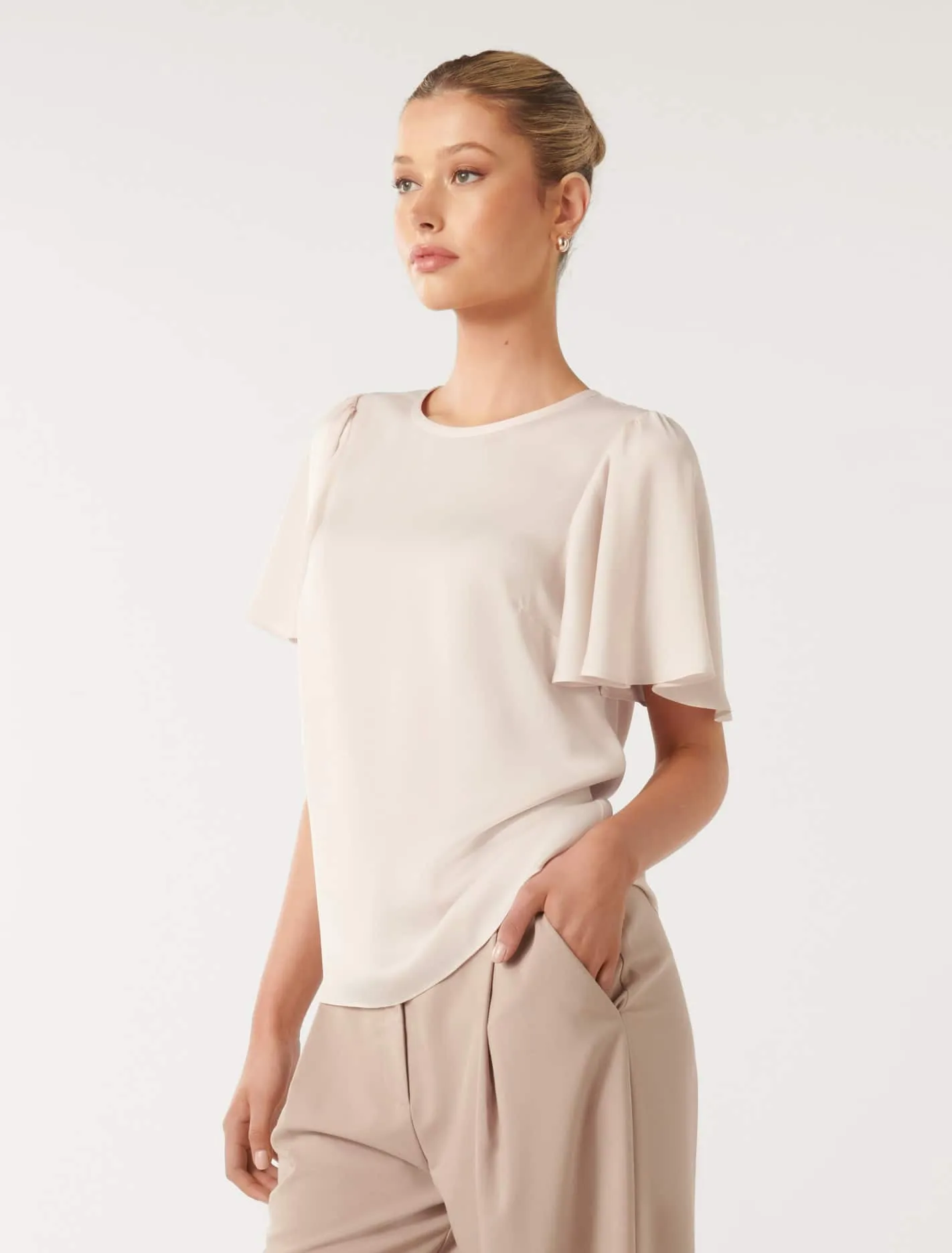 Wanda Woven Flutter T-Shirt