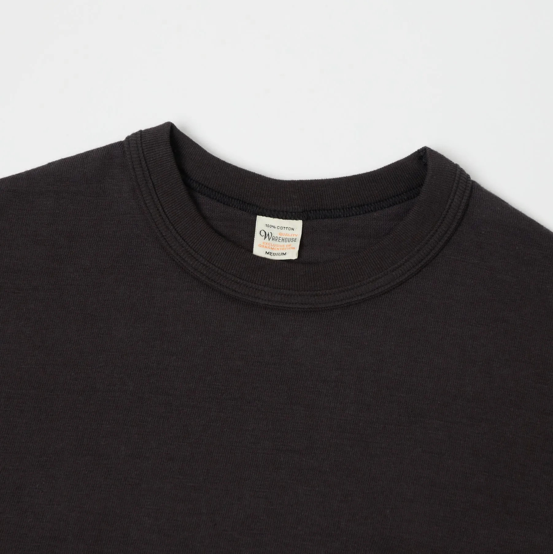 Warehouse 4601 Plain Tee - Black