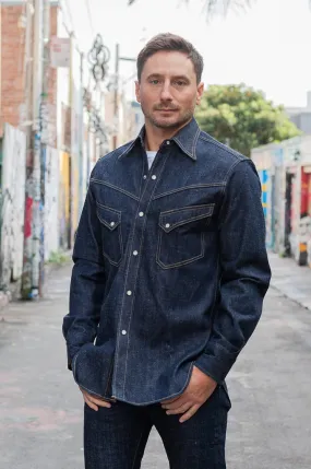 Warehouse Longhorn Denim Shirt