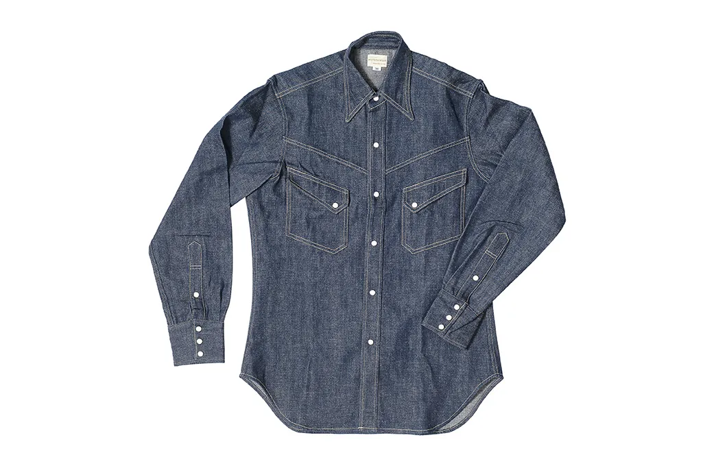 Warehouse Longhorn Denim Shirt