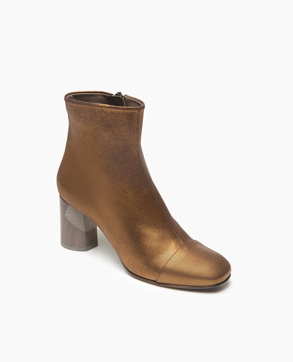 Warehouse Sale - Laeve Boot Bronze Metallic Suede