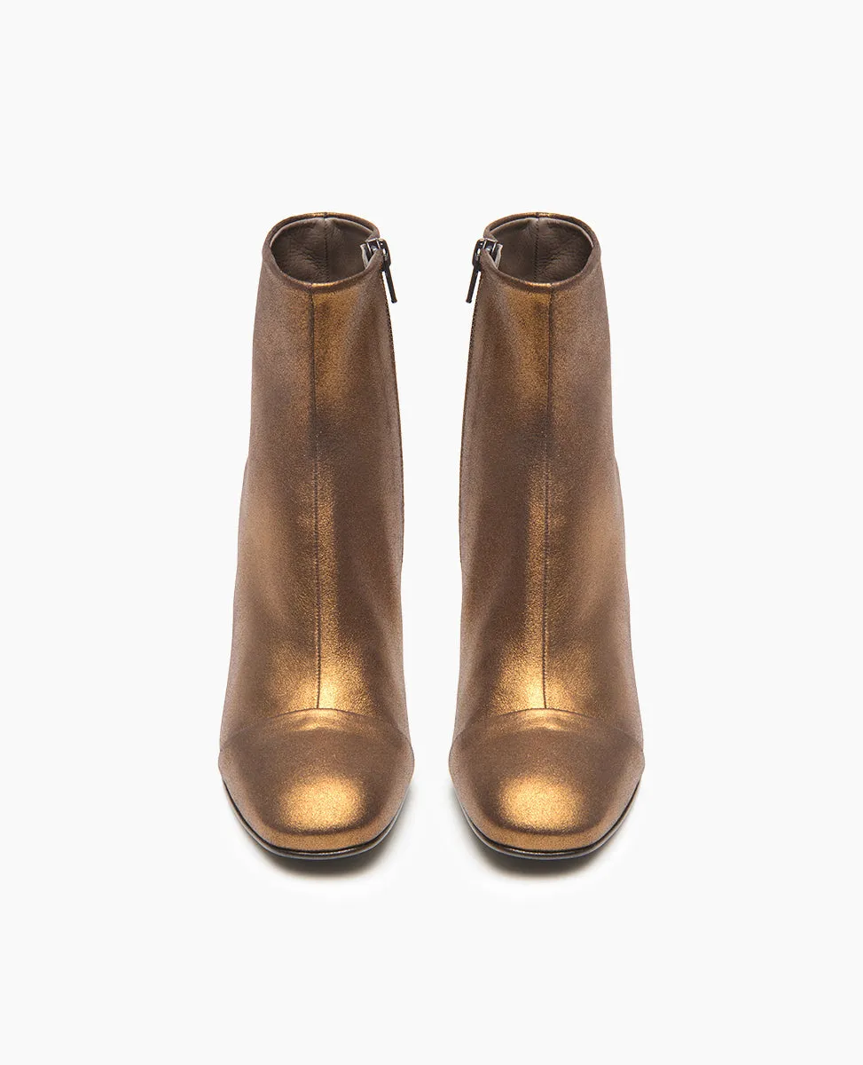 Warehouse Sale - Laeve Boot Bronze Metallic Suede