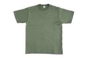 Warehouse Slub Cotton T-Shirt - Green Plain