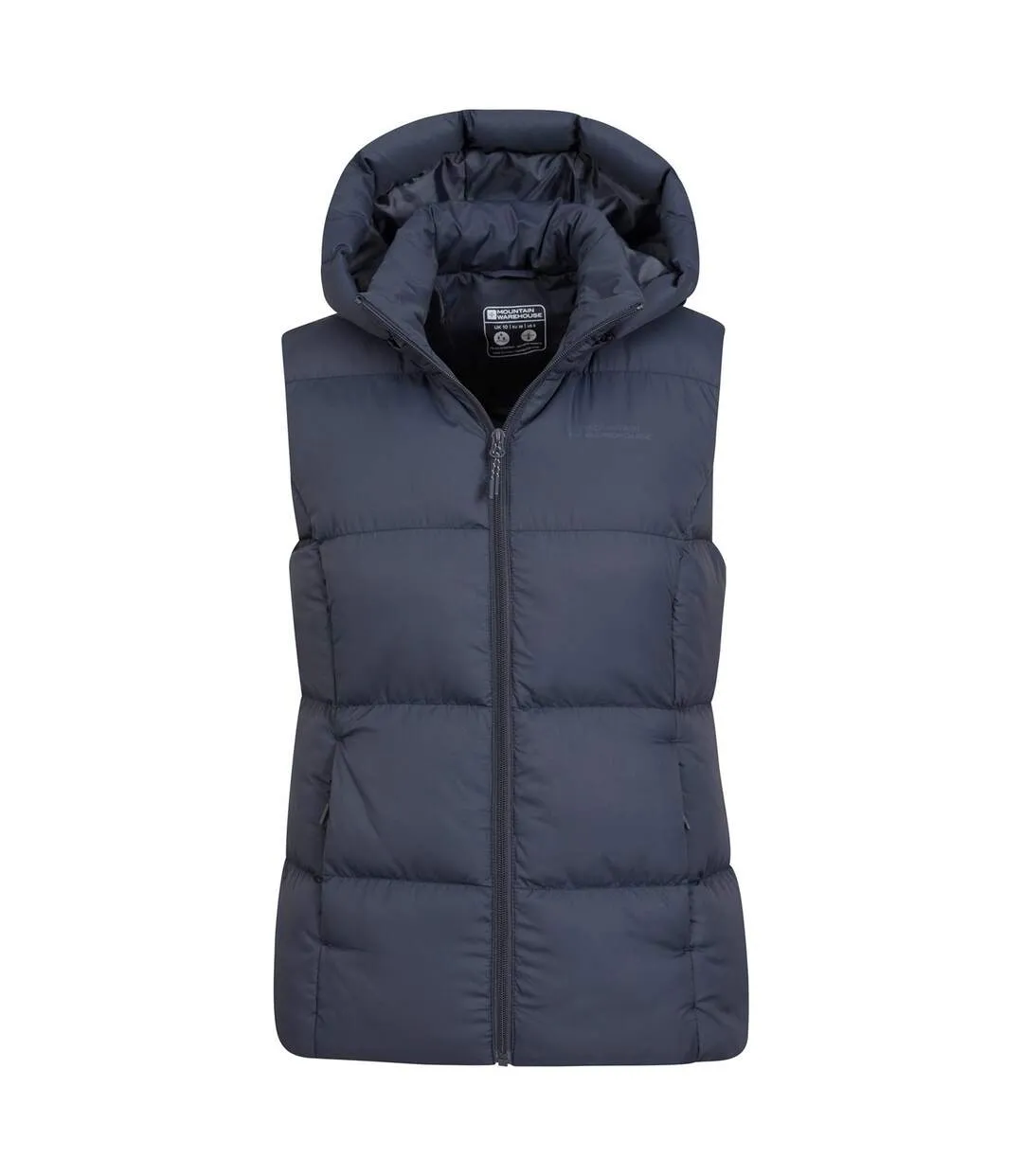 Womens/ladies astral ii padded gilet grey Mountain Warehouse