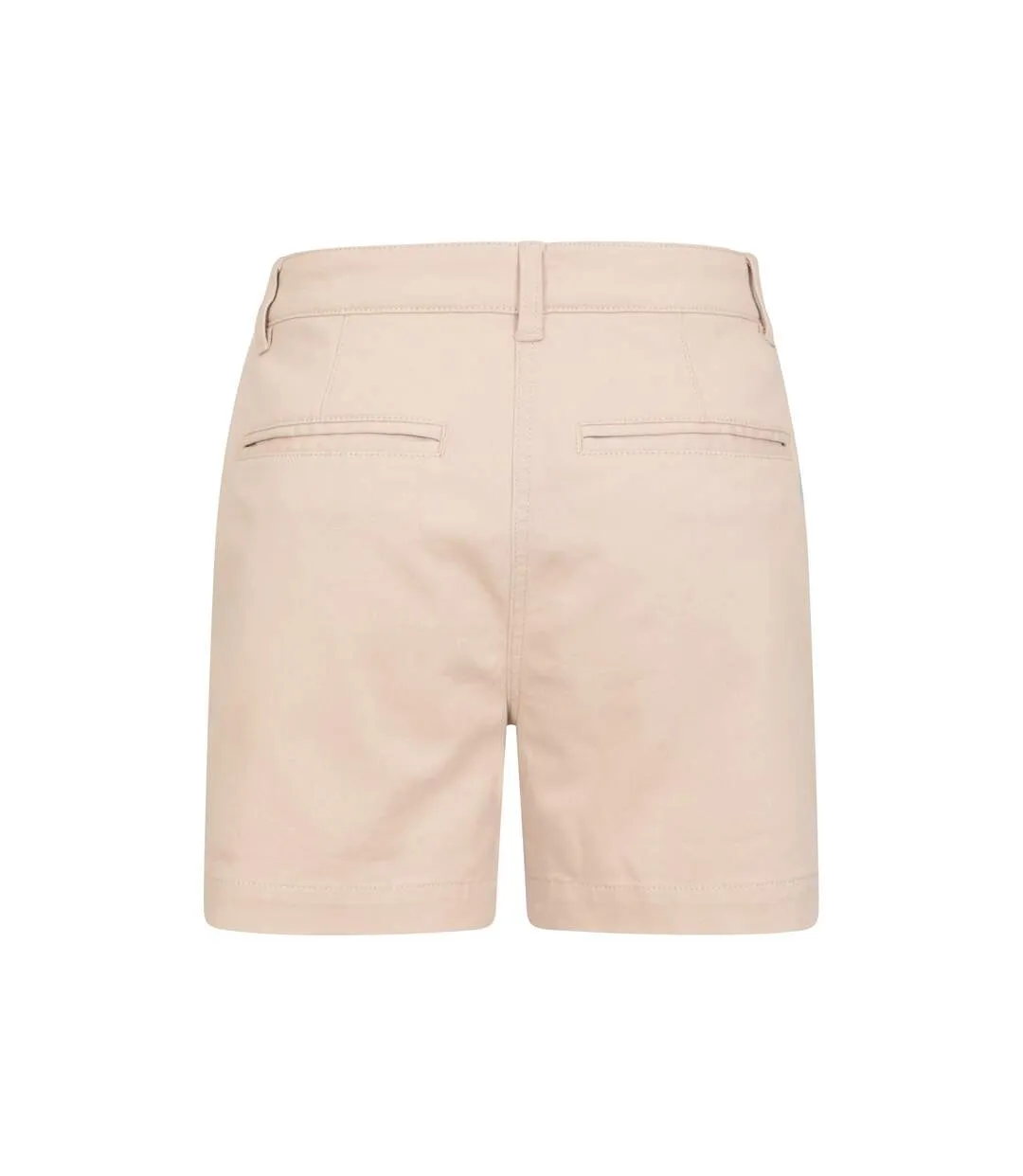 Womens/ladies bay chino organic shorts beige Mountain Warehouse