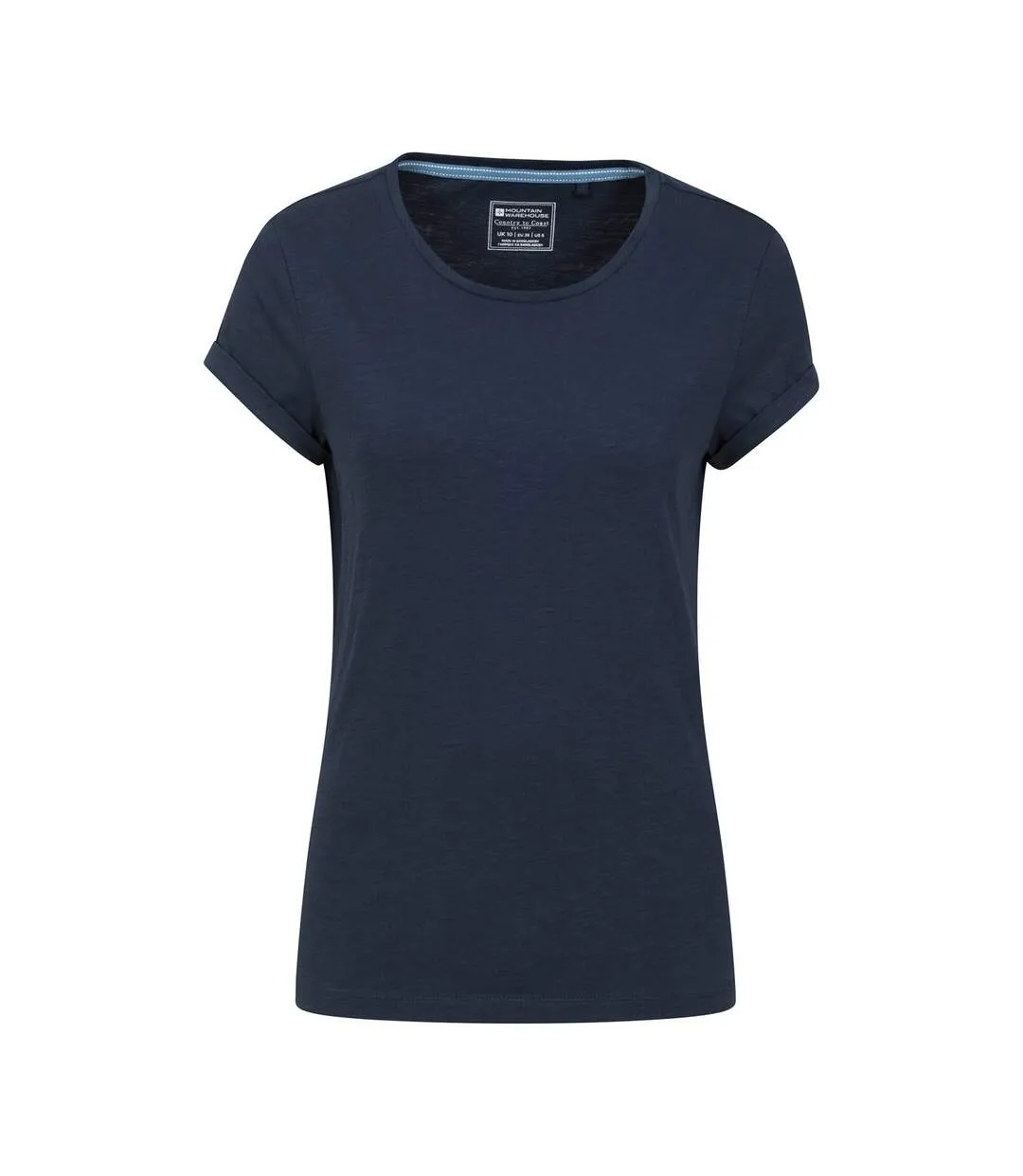 Womens/ladies bude relaxed fit t-shirt navy Mountain Warehouse