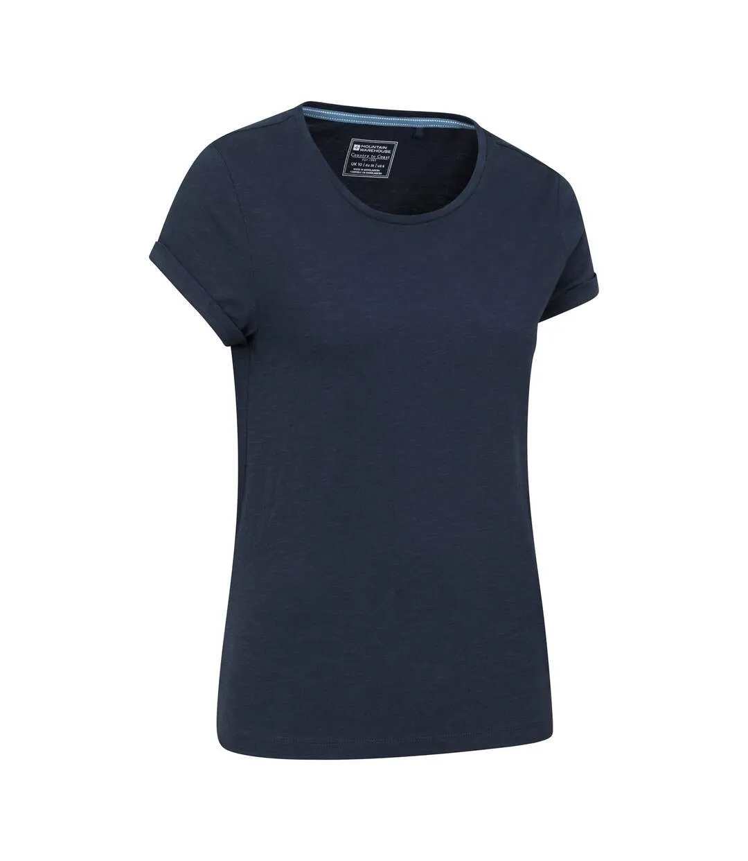 Womens/ladies bude relaxed fit t-shirt navy Mountain Warehouse