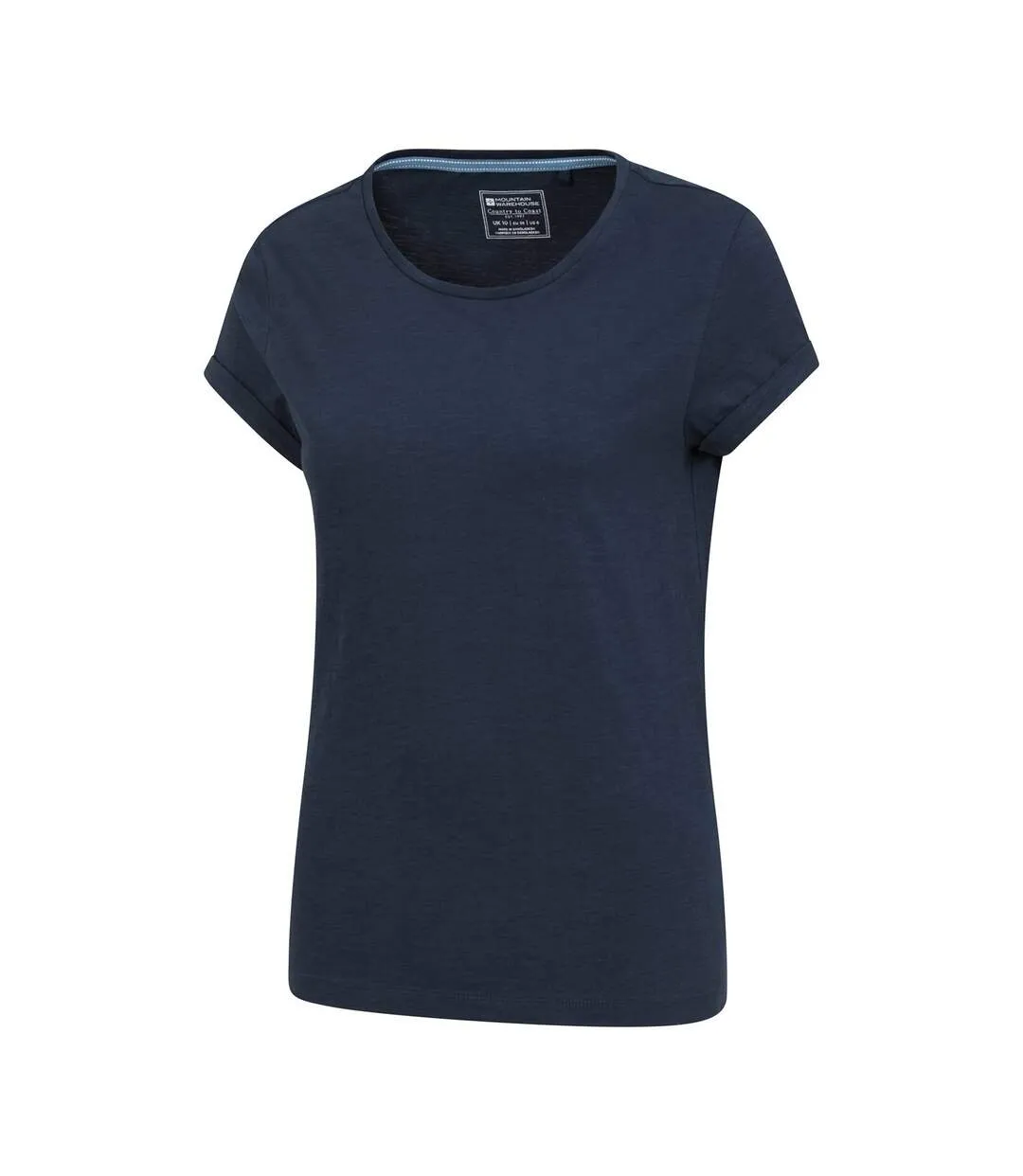 Womens/ladies bude relaxed fit t-shirt navy Mountain Warehouse