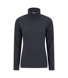 Womens/ladies camber ii fleece top dark blue Mountain Warehouse