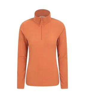 Womens/ladies camber ii fleece top rust Mountain Warehouse