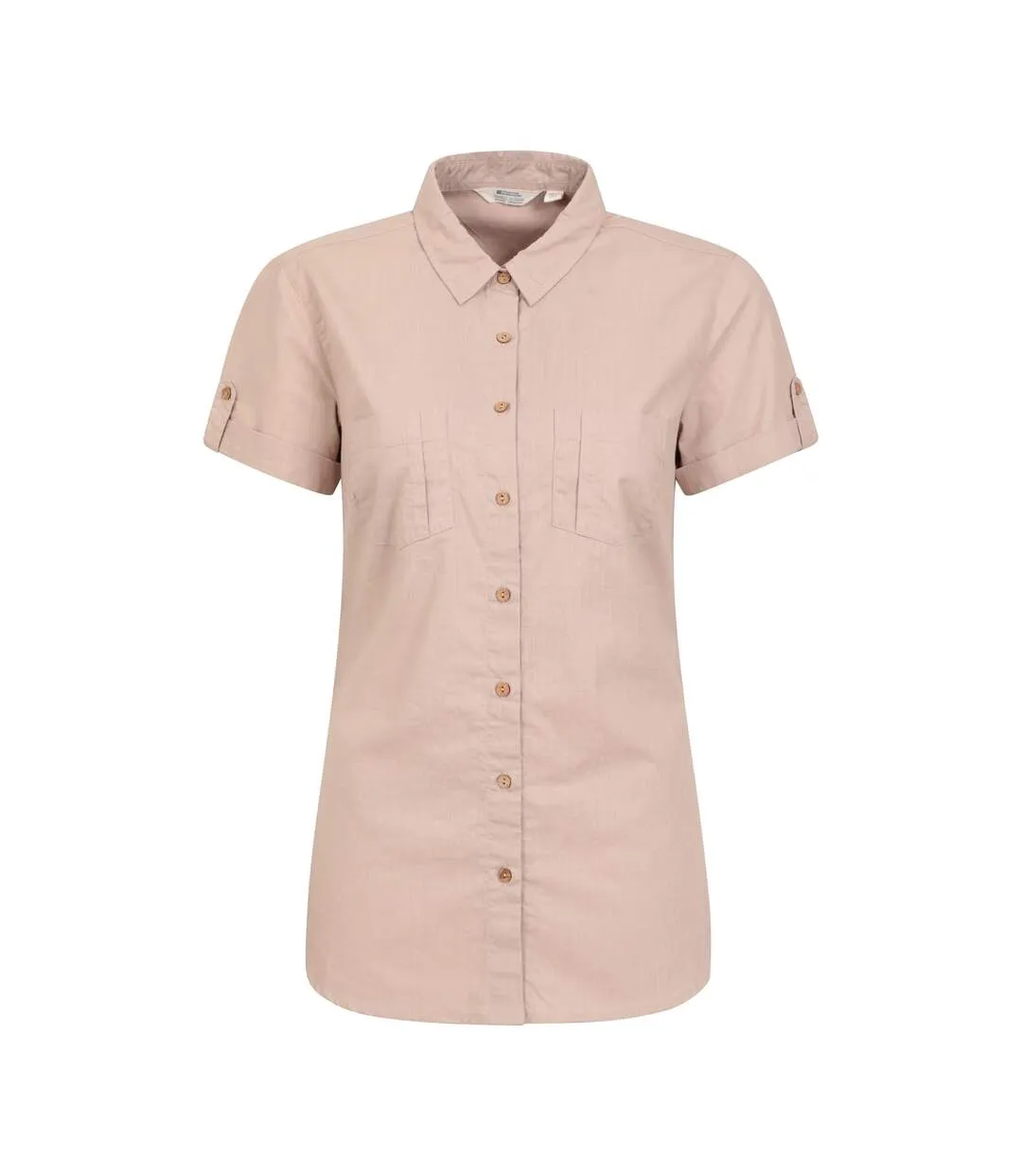 Womens/ladies coconut short-sleeved shirt beige Mountain Warehouse