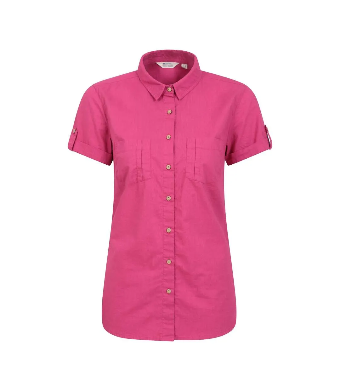 Womens/ladies coconut short-sleeved shirt bright pink Mountain Warehouse