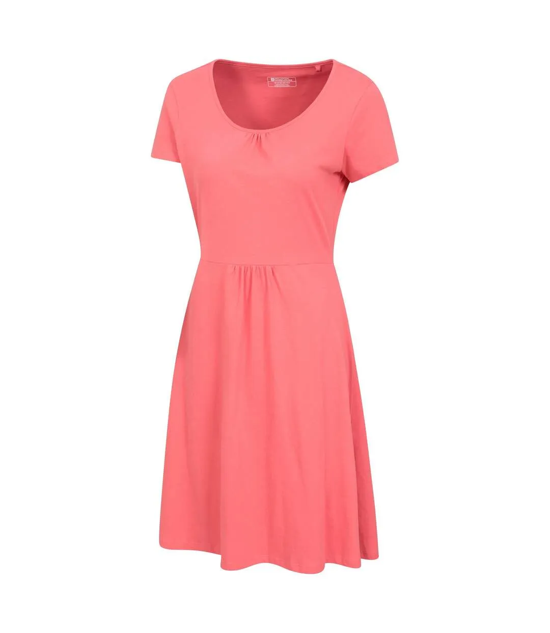 Womens/ladies essentials lora plain skater dress coral Mountain Warehouse