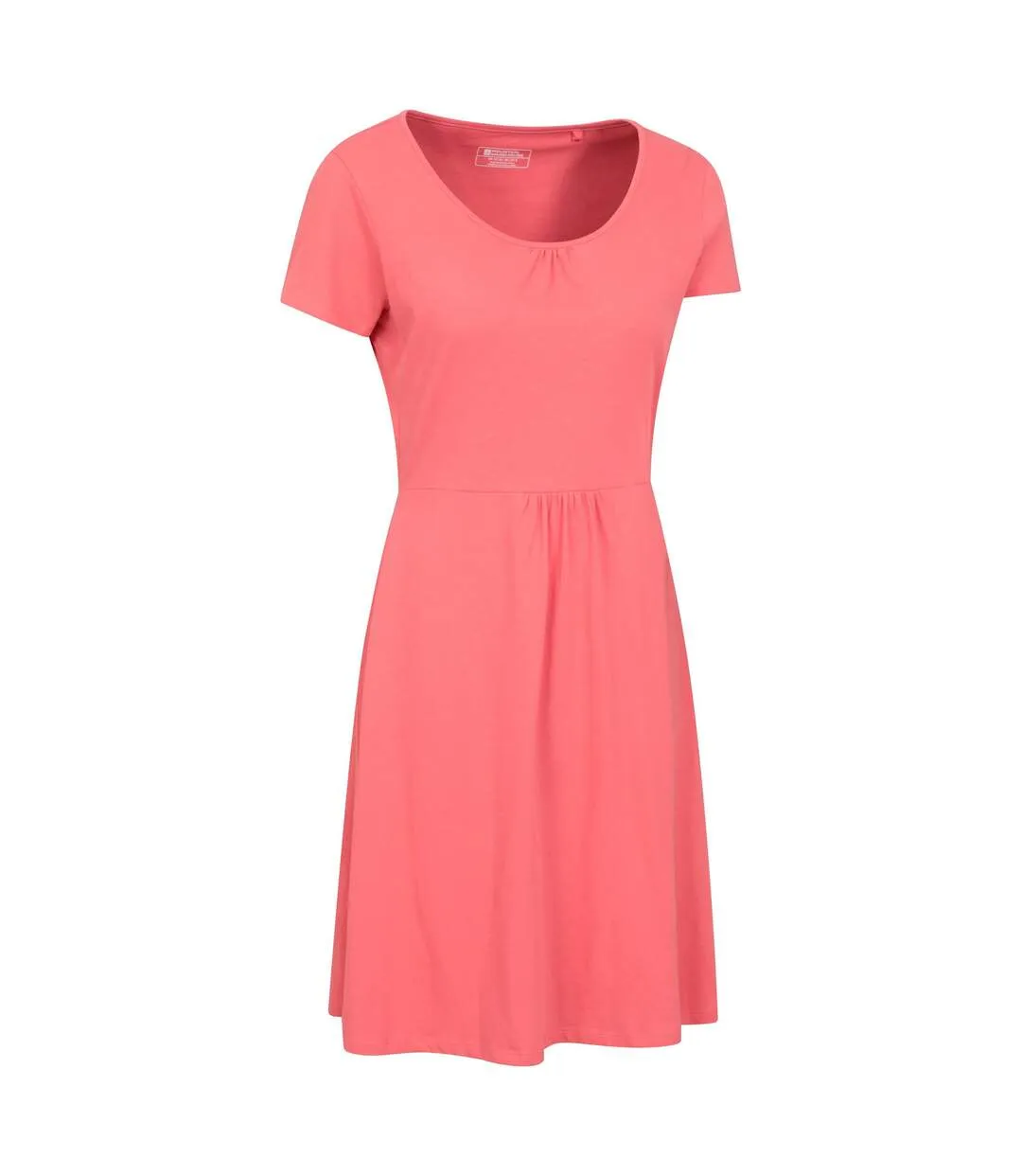 Womens/ladies essentials lora plain skater dress coral Mountain Warehouse