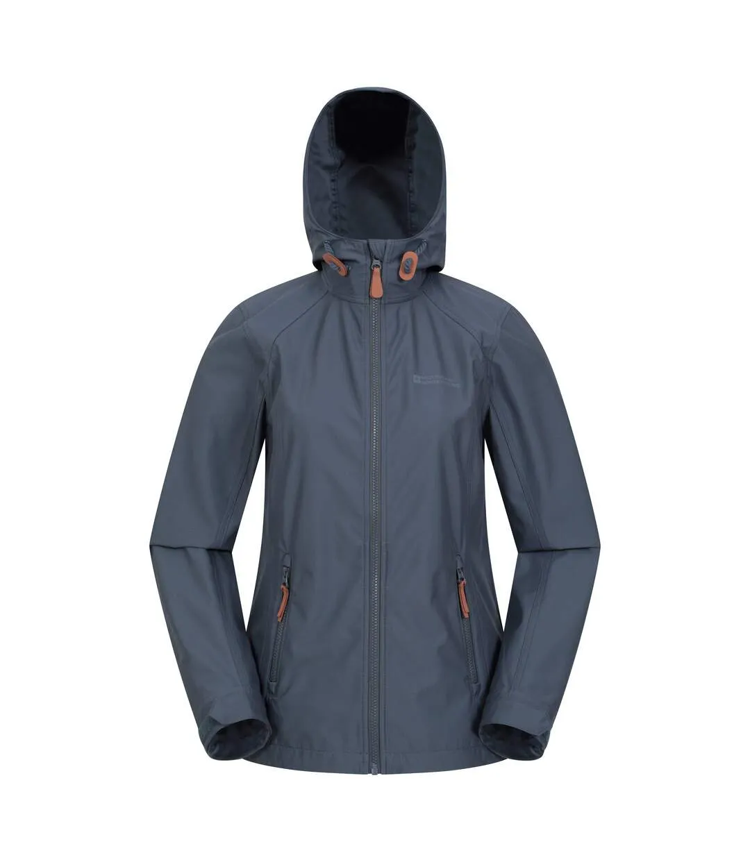 Womens/ladies iona soft shell jacket charcoal Mountain Warehouse