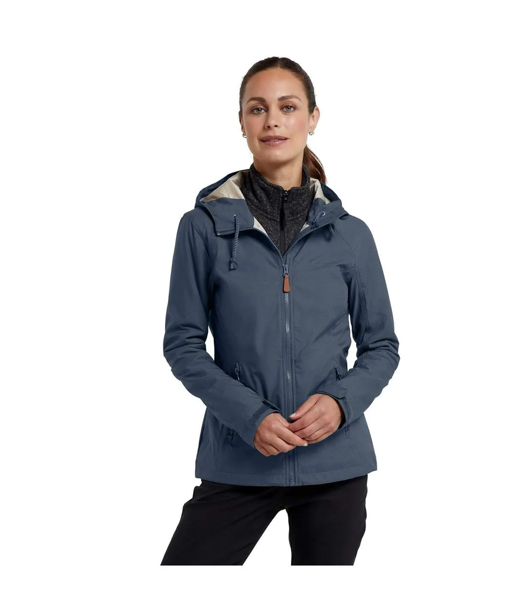 Womens/ladies iona soft shell jacket charcoal Mountain Warehouse