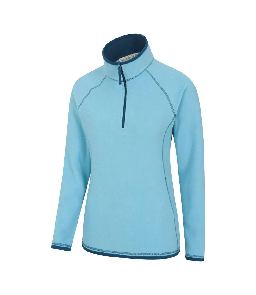 Womens/ladies montana half zip fleece top blue Mountain Warehouse