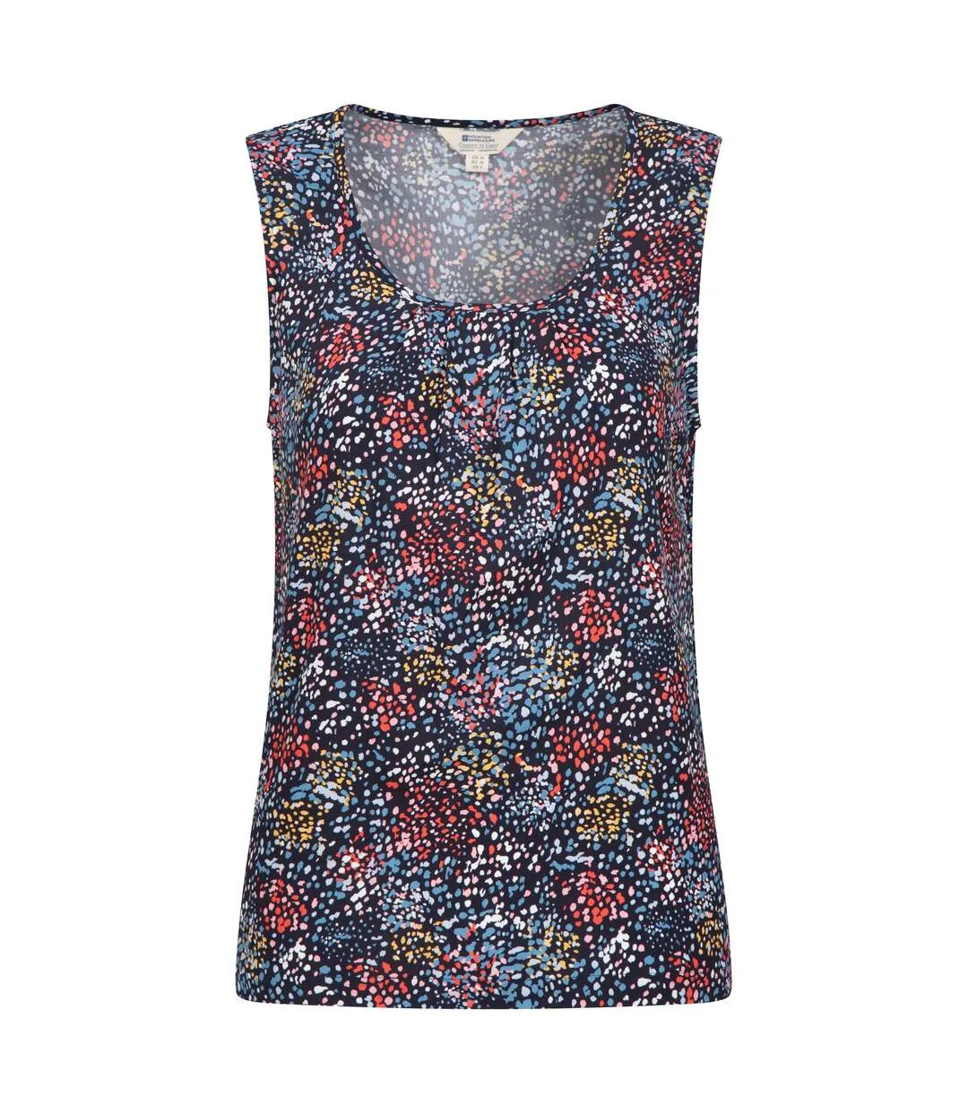 Womens/ladies orchid patterned tank top multicoloured Mountain Warehouse