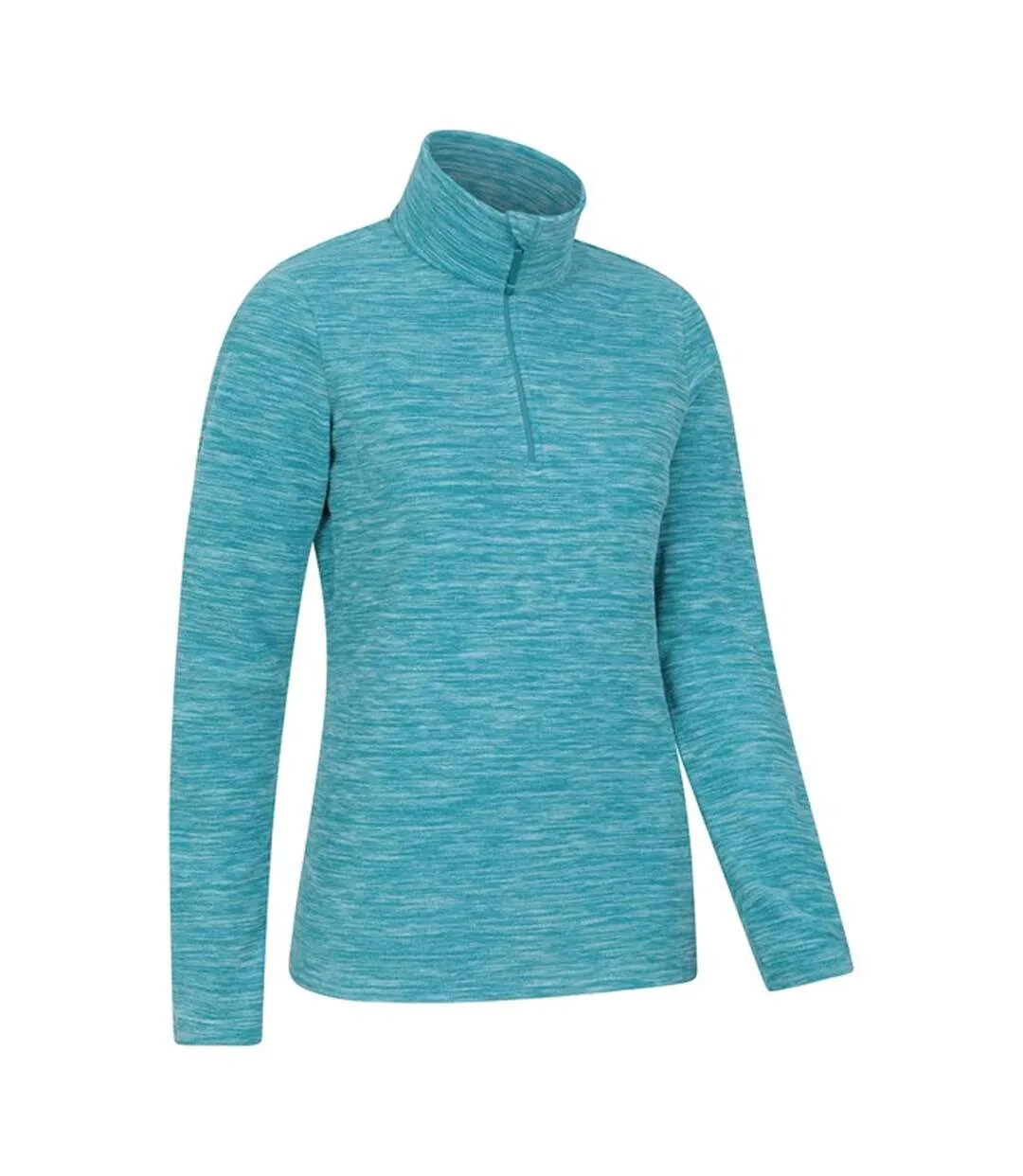 Womens/ladies snowdon melange fleece top teal Mountain Warehouse