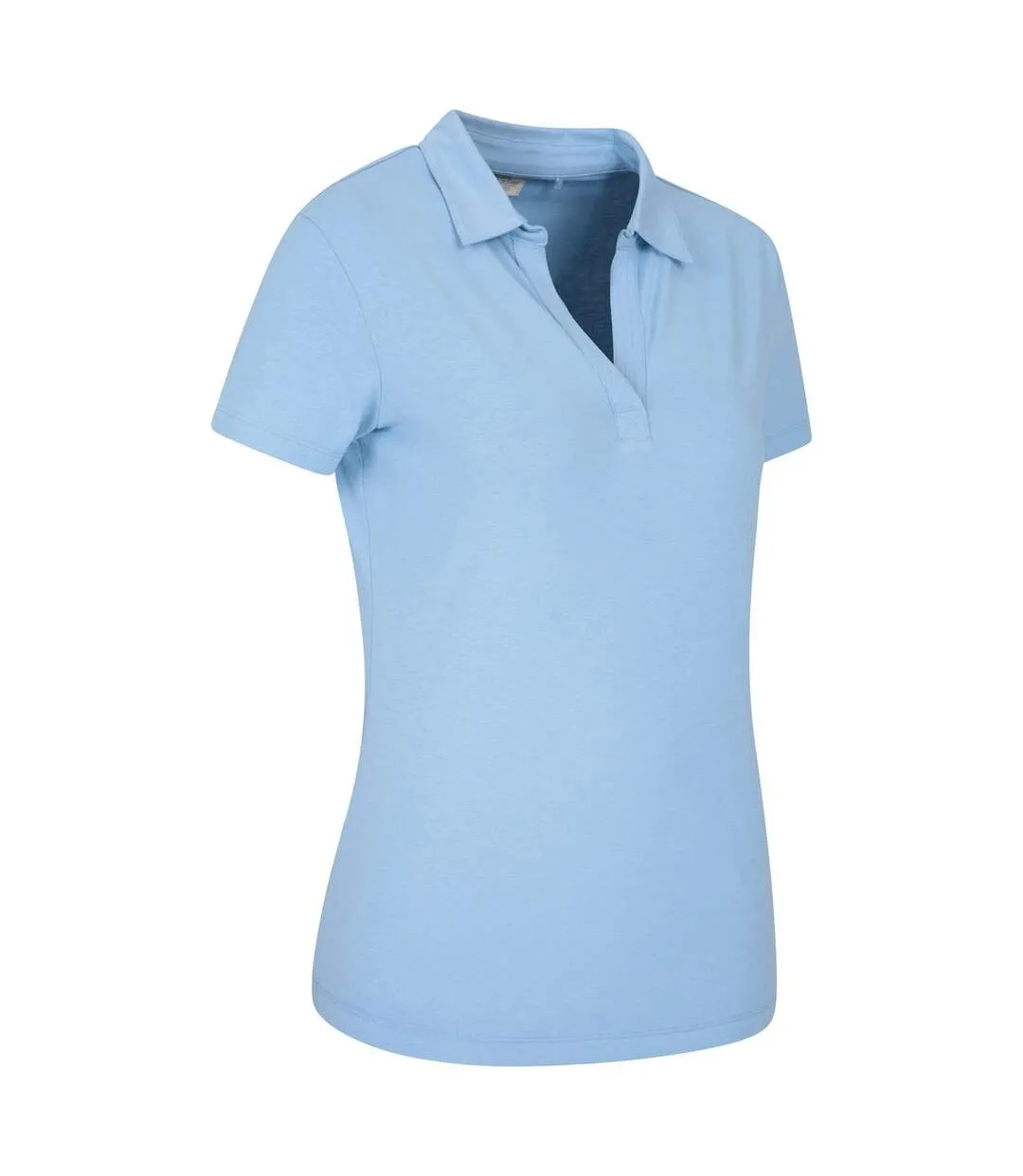 Womens/ladies uv protection polo shirt blue Mountain Warehouse