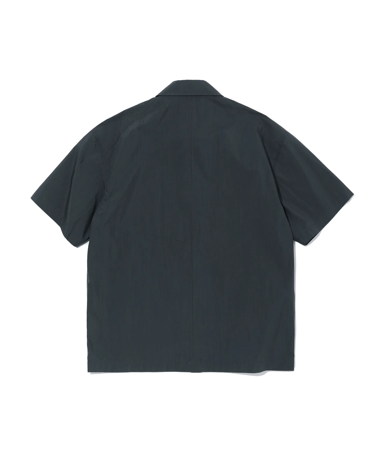 WOOALONG  |[WOOALONG]★ Three-pocket over fit cotton blend half shirt