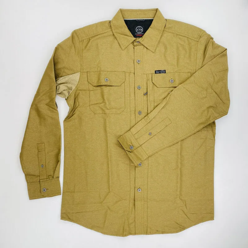 Wrangler  Mixed Material Shirt - Camicia di seconda mano - Uomo - Giallo - M