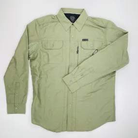 Wrangler  Mixed Material Shirt - Camicia di seconda mano - Uomo - Verde - M