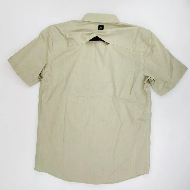 Wrangler  Ss Asym Zippkt Shirt - Camicia di seconda mano - Uomo - Beige - M