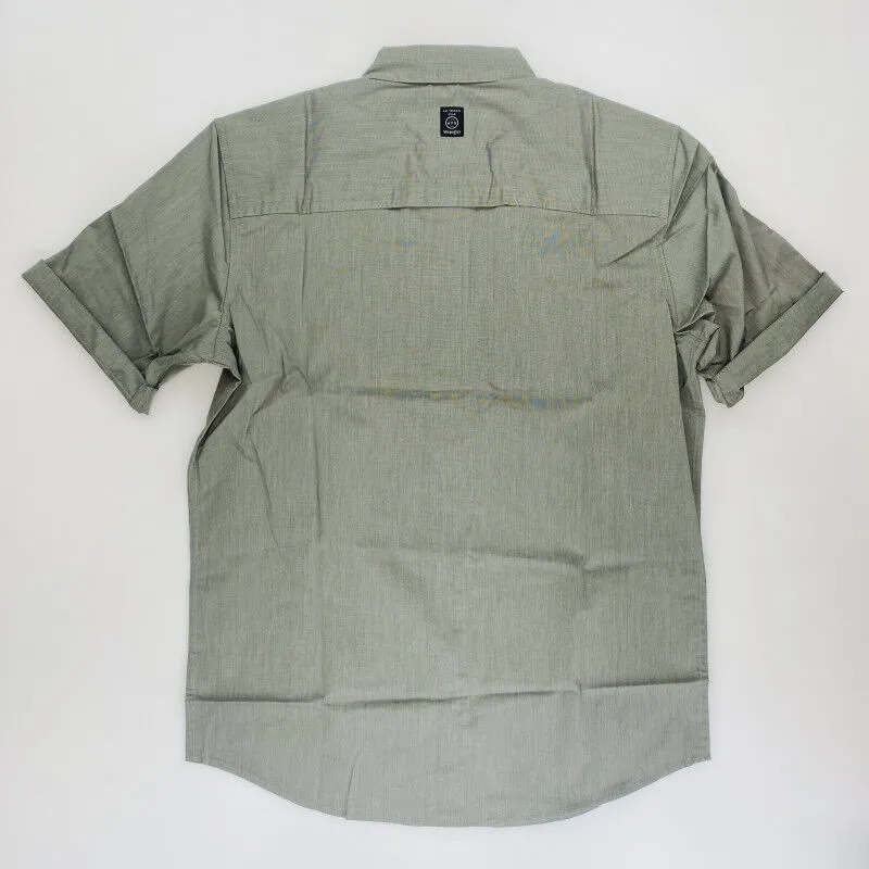 Wrangler  Ss Asym Zippkt Shirt - Camicia di seconda mano - Uomo - Grigio - L