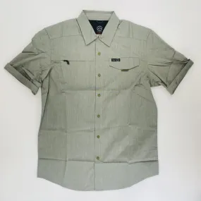 Wrangler  Ss Asym Zippkt Shirt - Camicia di seconda mano - Uomo - Grigio - L