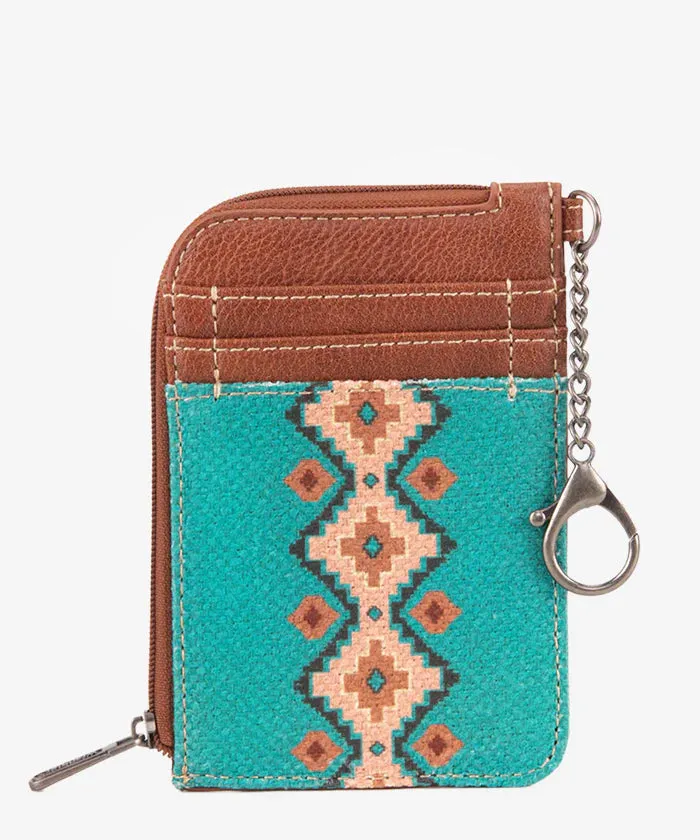 Wrangler Turquoise Aztec Card Case