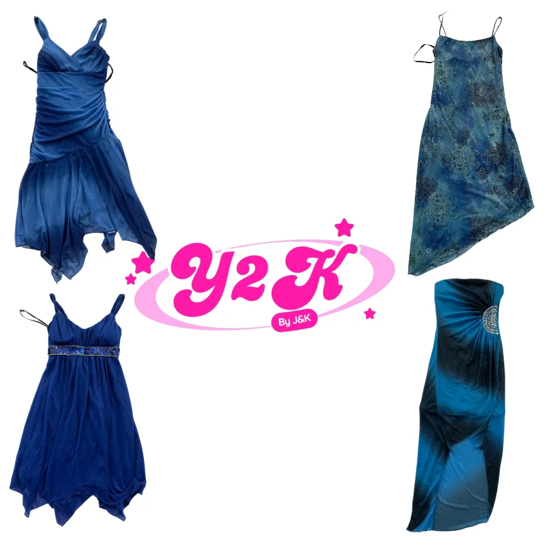 Y2K Depop Oceancore Mini Dress Mix