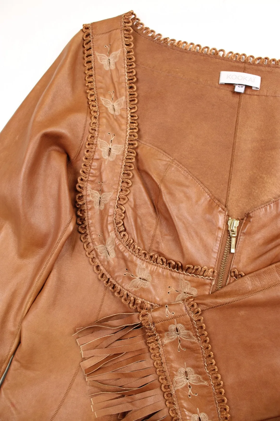 Y2K Kookai Leather Top